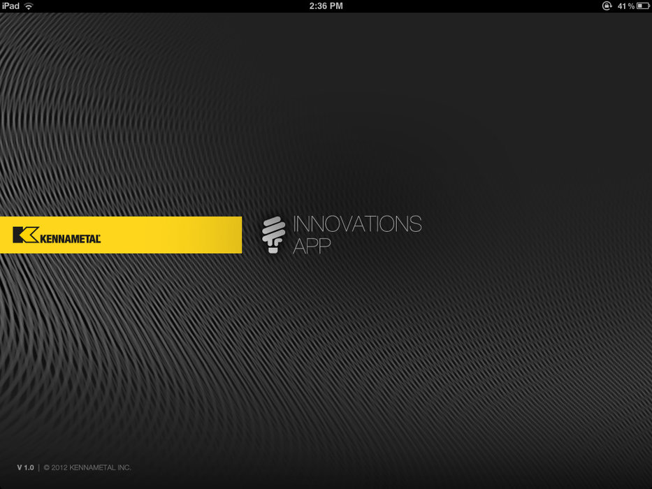 Kennametal stellt die iPad-App “Kennametal Innovations” vor